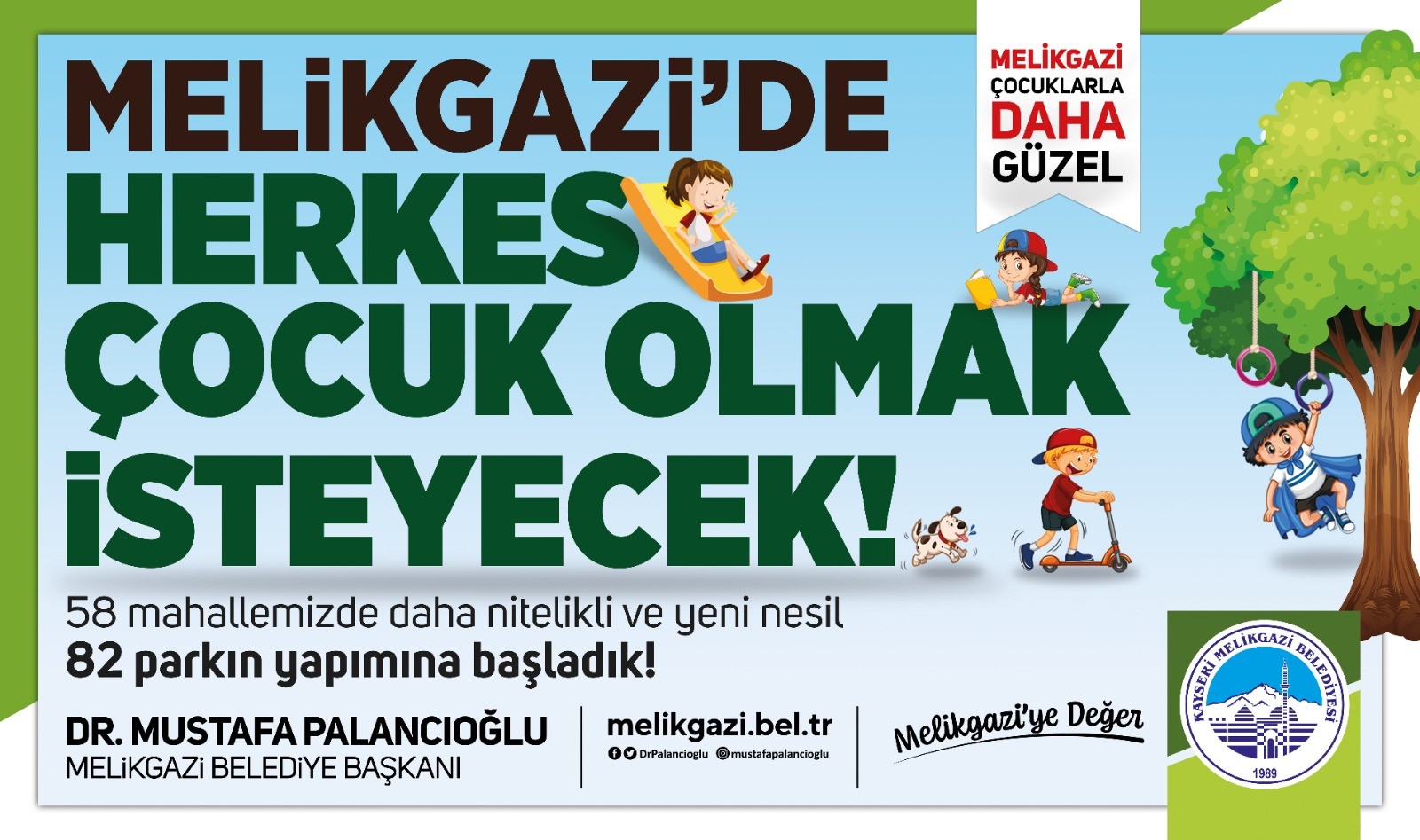 Başkan Palancıoğlu: “58 park diye başladık, 82’e ulaştık”