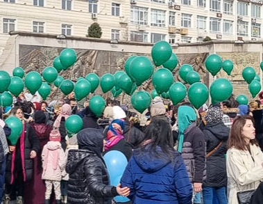 KAMPANYASI TAMAMLANAN HASAN ÇINAR İÇİN BALON UÇURULDU