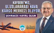 BAŞKAN BÜYÜKKILIÇ’TAN “ULUSLARARASI HAVA KARGO TERMİNALİ” MÜJDESİ