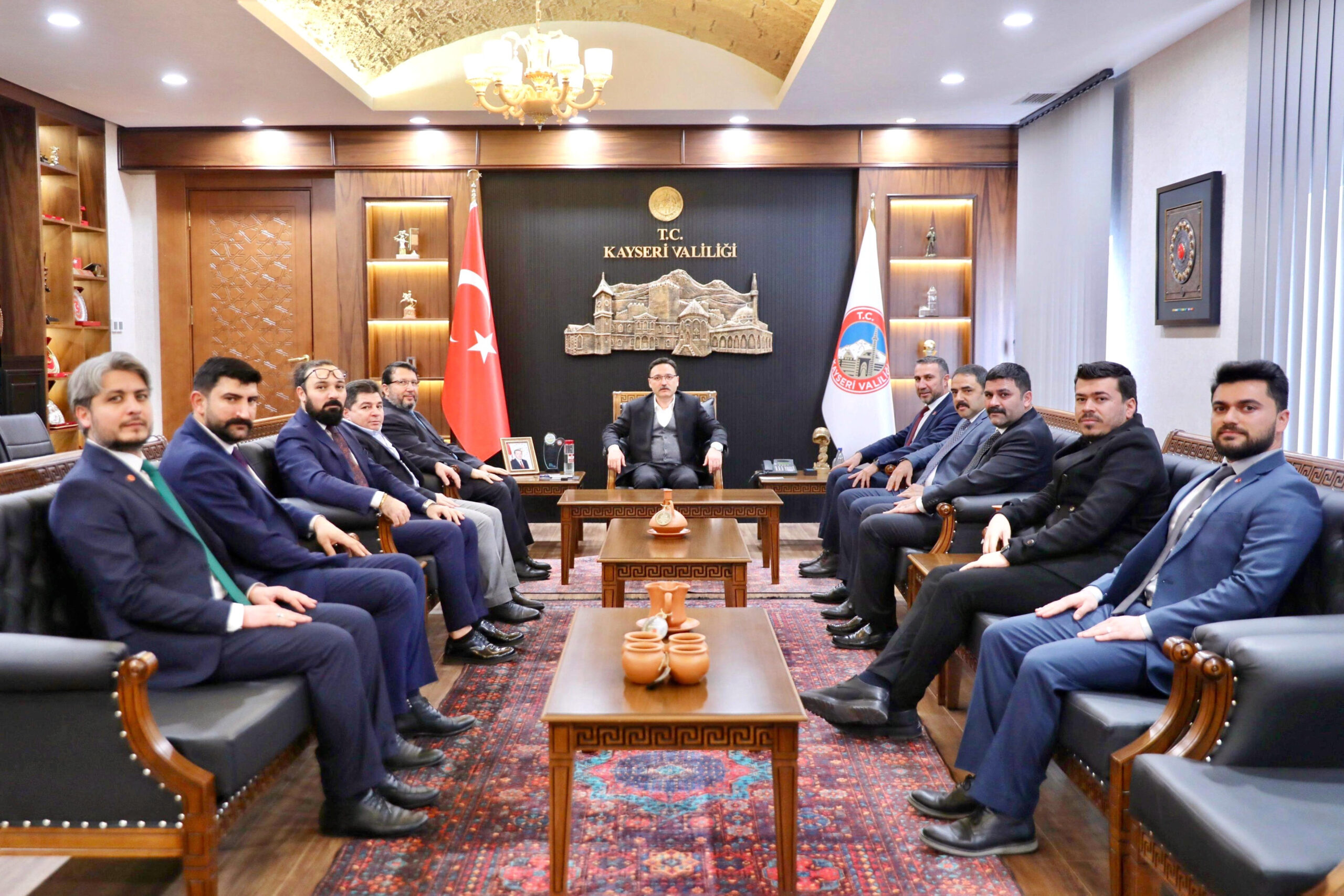 Saadet Partisi Kayseri İl Teşkilatı’ndan Vali Gökmen Çiçek’e Ziyaret