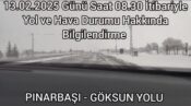 KAYSERİ’DE YOLLAR AÇIK