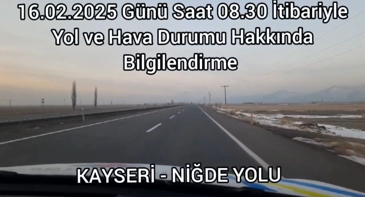 Kayseri’de yollar açık