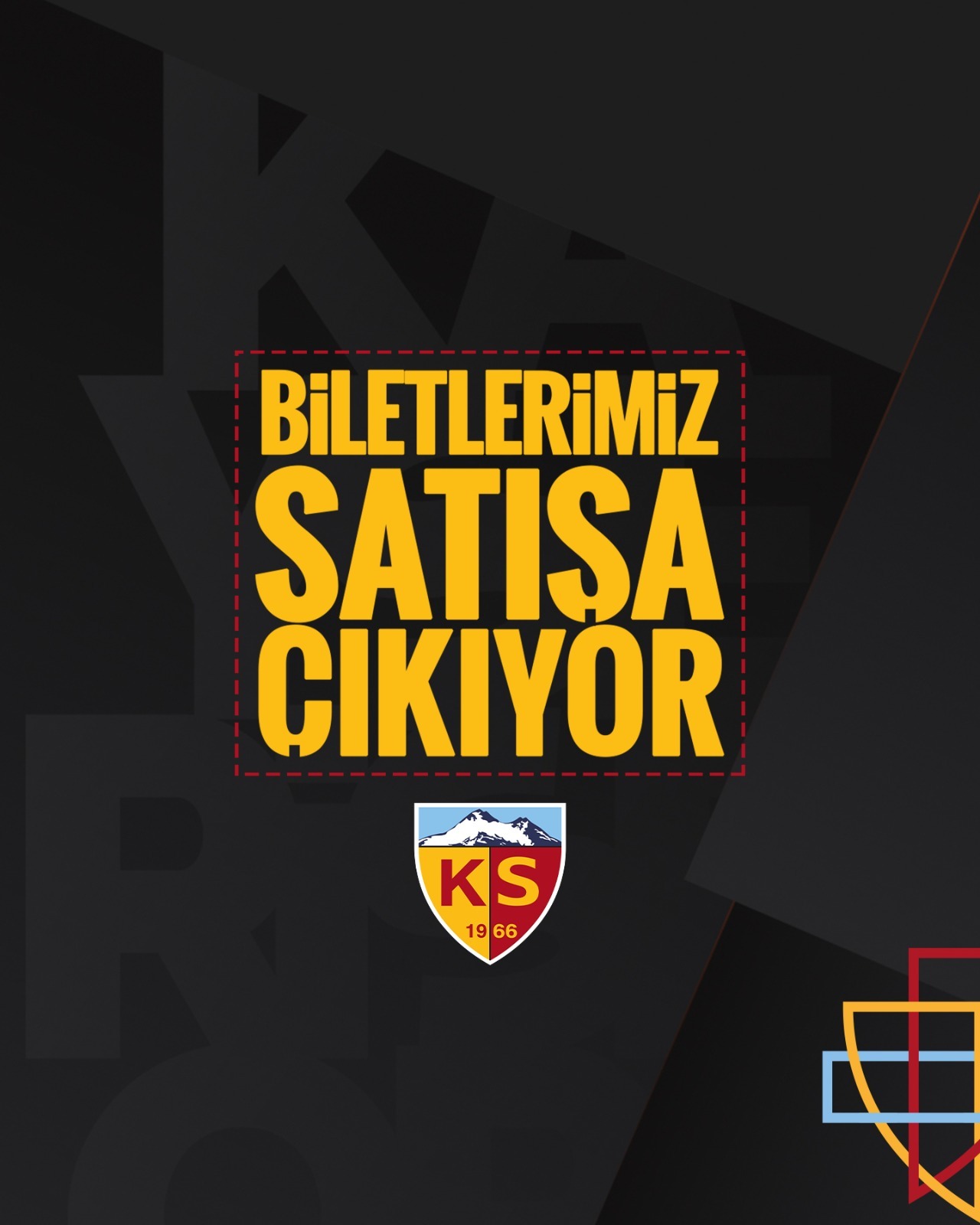 Kayserispor – Göztepe maç biletleri satışa çıktı